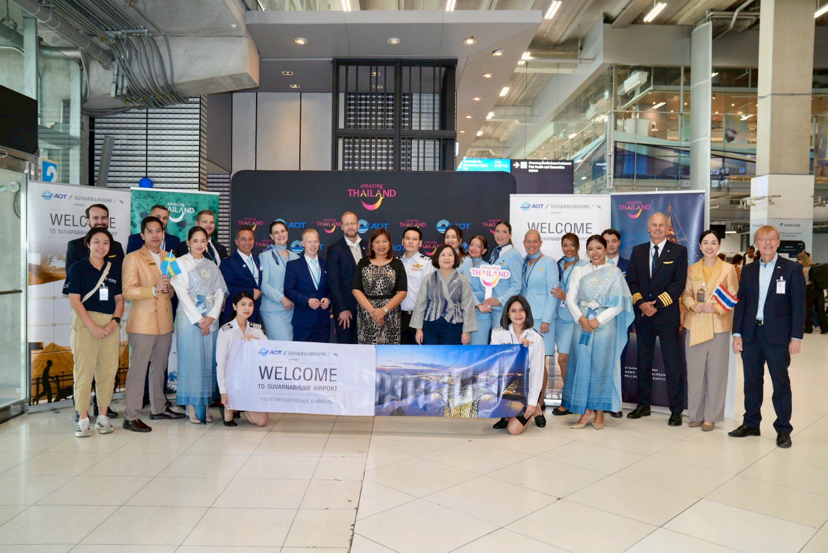 ททท. ต้อนรับเที่ยวบินปฐมฤกษ์ NO191 สตอกโฮล์ม–กรุงเทพฯ สายการบิน Norse Atlantic Airways ชี้ตลาดสแกนดิเนเวียสดใส ขยาย 5 เส้นทางบินตรง หนุนเที่ยวไทยไฮซีซั่นนี้