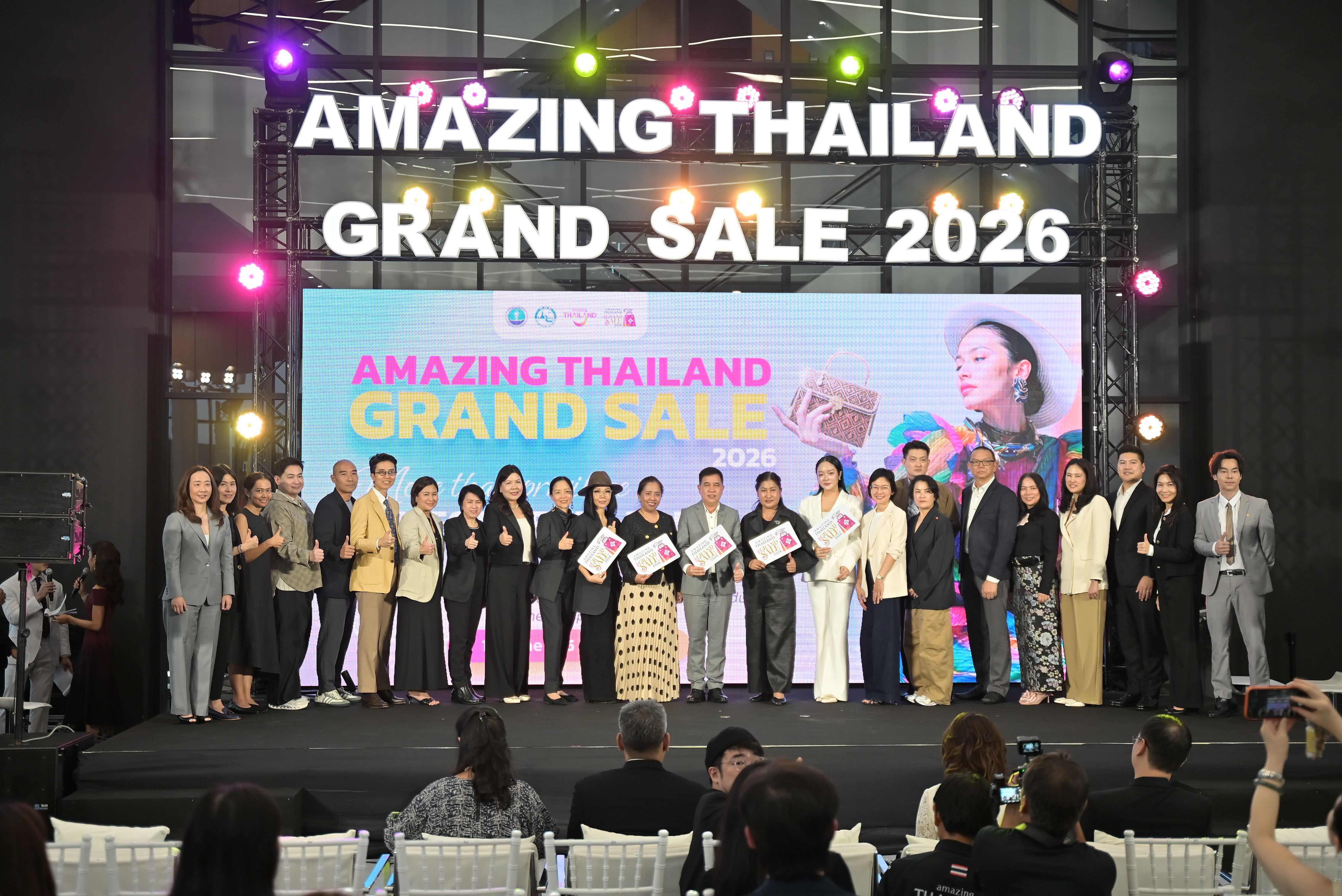 ททท. ผนึกพันธมิตร เปิดฉาก “Amazing Thailand Grand Sale 2026” ชูศักยภาพไทยแบรนด์ สู่การมอบ Grand Experience กระตุ้นการใช้จ่ายนักท่องเที่ยวคุณภาพตลอดเดือนมิถุนายน–สิงหาคมนี้