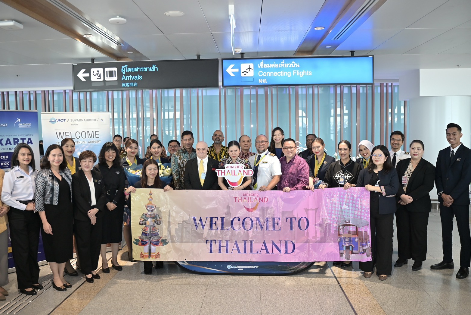 ททท. ต้อนรับเที่ยวบินปฐมฤกษ์สายการบิน TransNusa Airlines เส้นทางจาการ์ตา-กรุงเทพฯ  เสริม Air Connectivity ดึงนักท่องเที่ยวคุณภาพจากอินโดนีเซีย เริ่มเที่ยวแรกบินแรก 6 สิงหาคมนี้