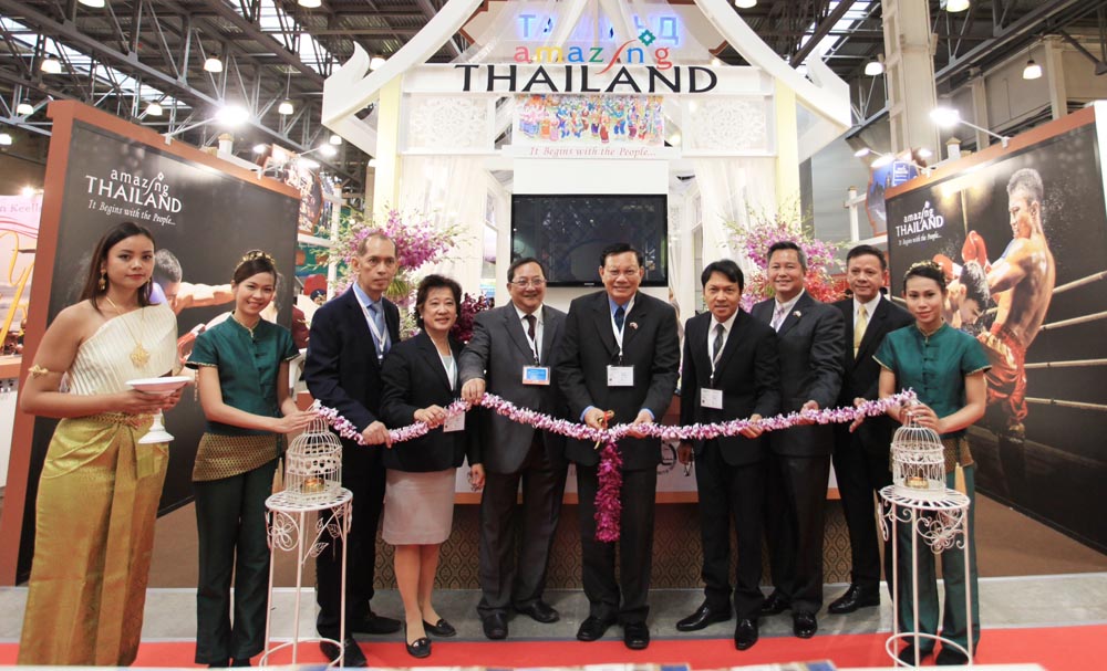 ททท. รุกตลาดรัสเซีย จัดเวทีพบปะผู้ประกอบการท่องเที่ยวและสื่อมวลชน เสนอสินค้าทางการท่องเที่ยวใหม่ ตั้งเป้าเพิ่มยอดนักท่องเที่ยวรัสเซียมาไทยอย่างต่อเนื่อง.