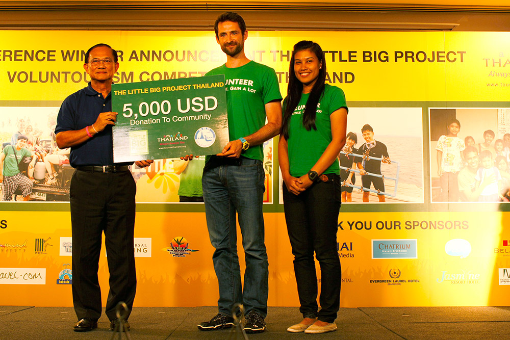ททท.  ฉลองความสำเร็จกิจกรรมแข่งขันท่องเที่ยวจิตอาสา “The Little Big Project”  สร้างกระแสผ่านออนไลน์กว่า 5 ล้านวิว  อาสาสมัครจากอังกฤษและไทยคว้ารางวัลชนะเลิศ รับเงินทุน 5,000 USD