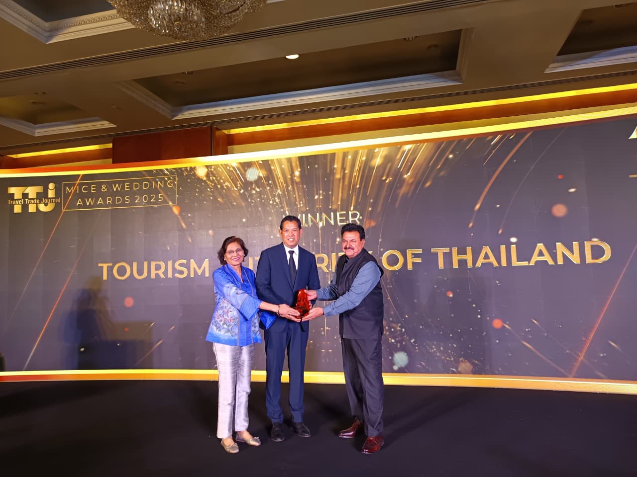 ททท. คว้ารางวัล “Most Popular Wedding Destination Award 2025” จากงาน TTJ MICE Mart & Awards ประเทศอินเดีย