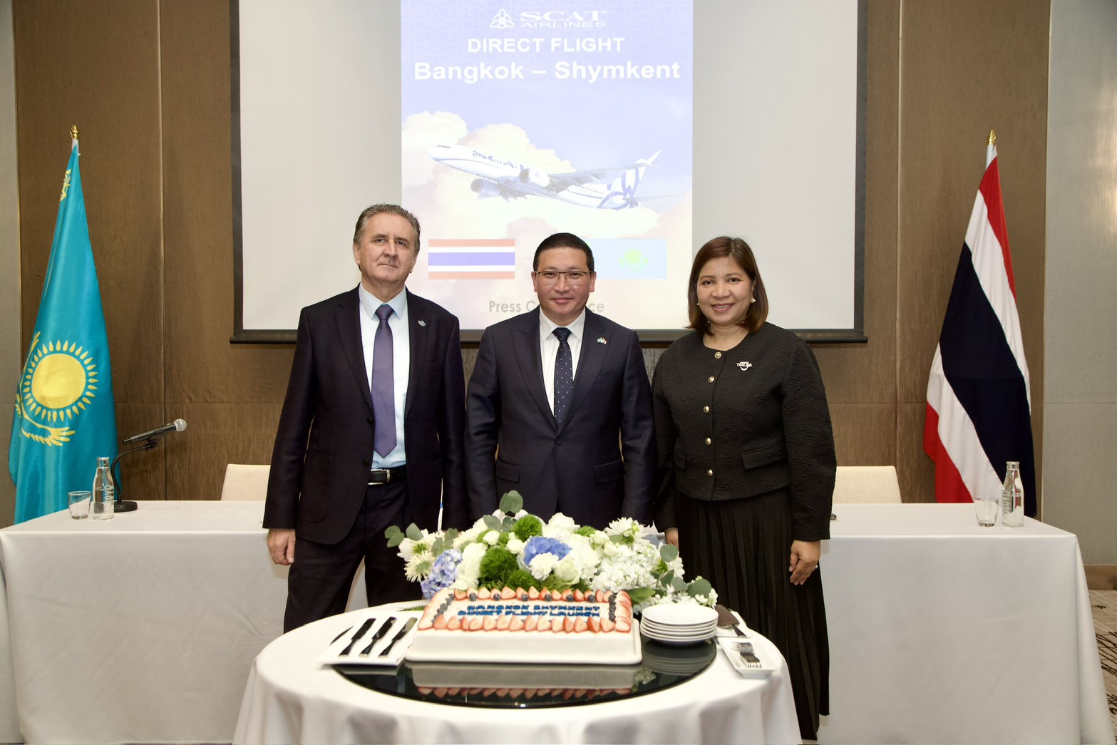 ททท. จับมือ สายการบิน SCAT เชื่อมไทย-คาซัคสถาน เปิดเส้นทางใหม่“ชิมเคนต์–กรุงเทพฯ”  เที่ยวบินแรกถึงไทย 16 ธันวาคมนี้ ตอบรับดีมานด์ขยายตัวต่อเนื่อง