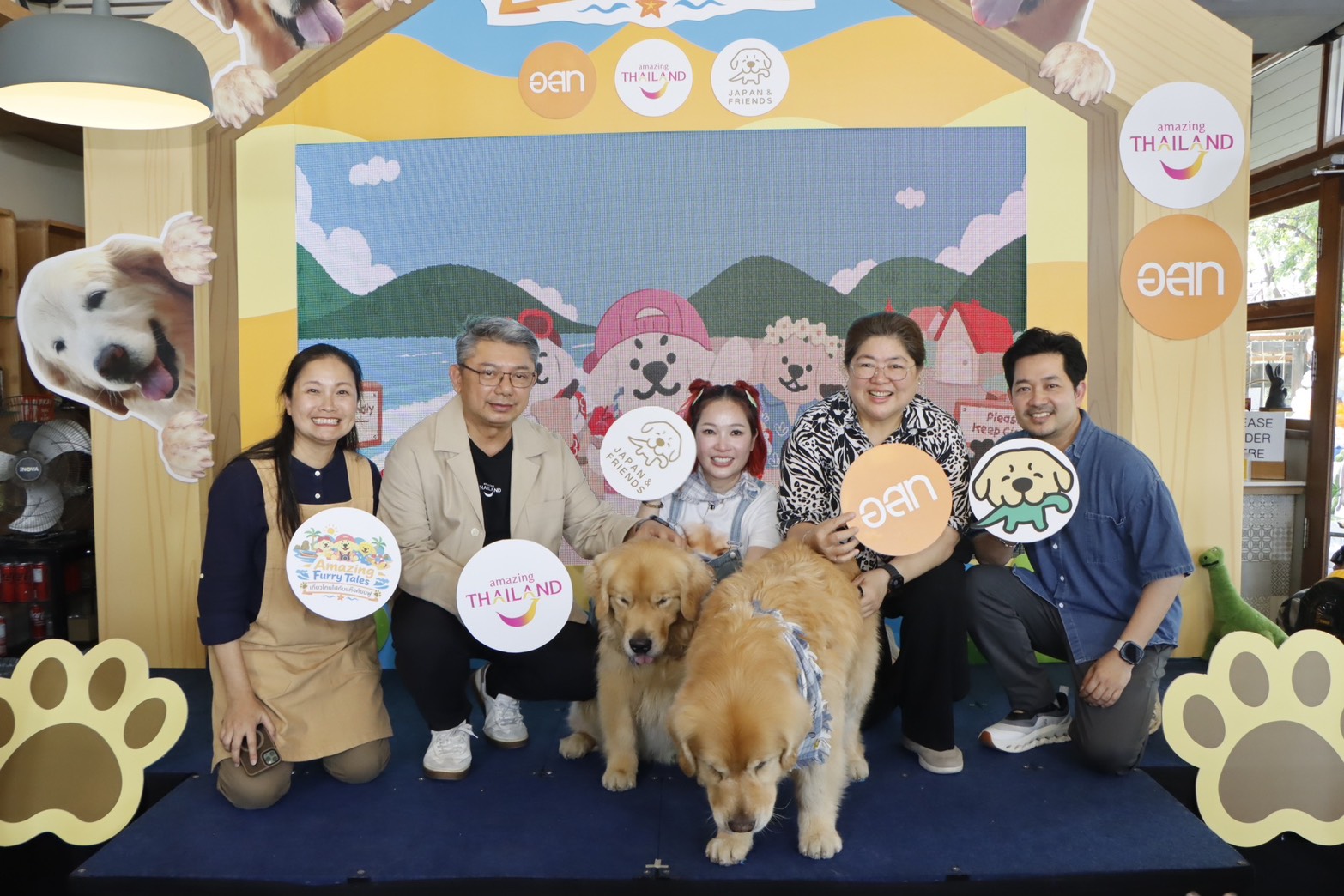 ททท. x Japan and Friends ชวนเที่ยวไทยสายกรีนกับ “จุ๊มเหม่ง เจได ใจดี” พร้อมจัดมีตติ้งเอ็กซ์คลูซีฟ “Amazing Furry Tales : เที่ยวไทยไปกับแก๊งค์ขนฟู” เสิร์ฟความสุข Pet Lover อย่างใกล้ชิด