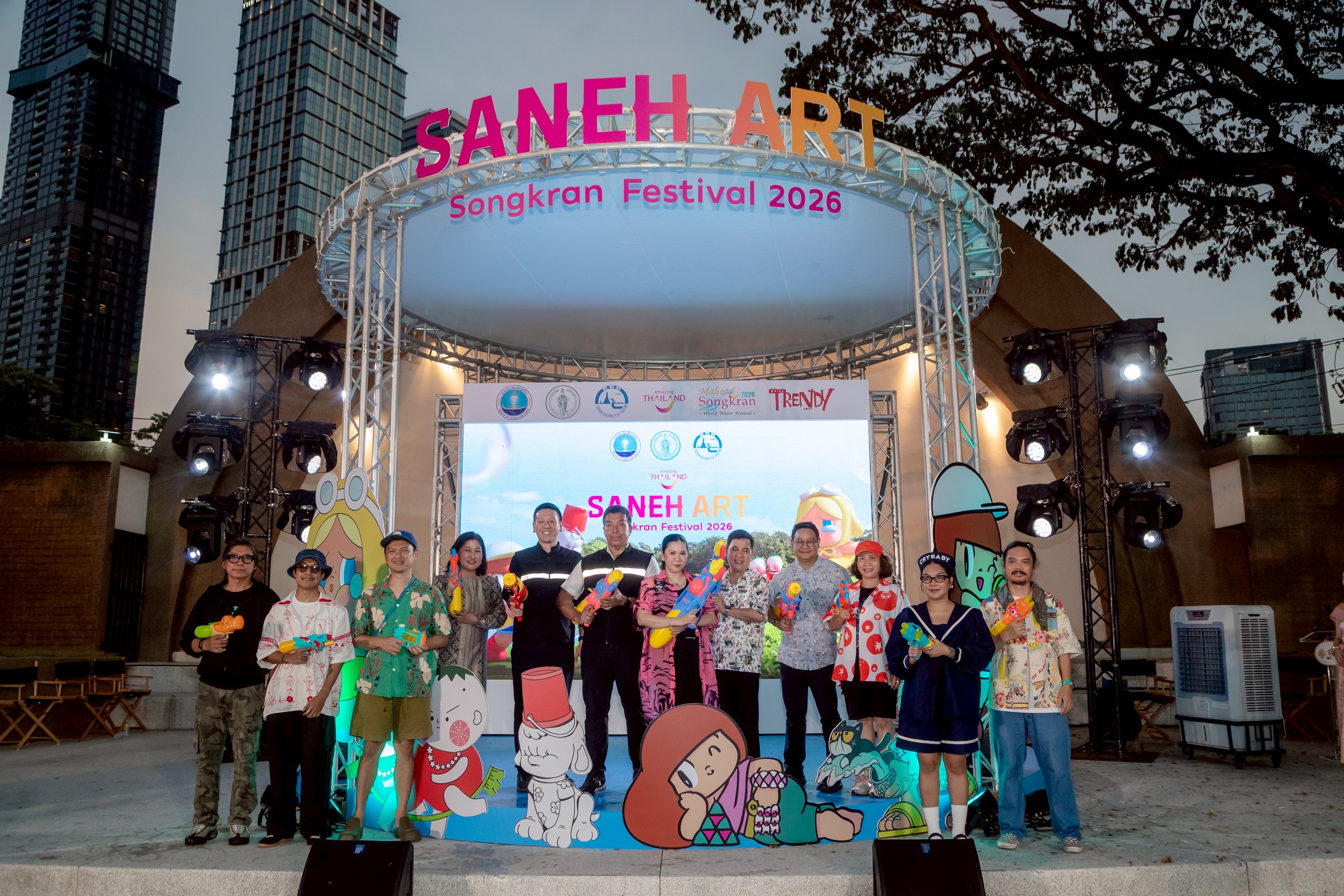 ททท. เสิร์ฟสงกรานต์สายอาร์ต กับ “Saneh Art by Songkran Festival 2026” ชวนศิลปินคาแรกเตอร์ อาร์ตชื่อดังสร้างสรรค์ประติมากรรม 3 มิติ ปักหมุดแลนด์มาร์กสุดครีเอทีฟใจกลางกรุง 11-30 เมษายนนี้