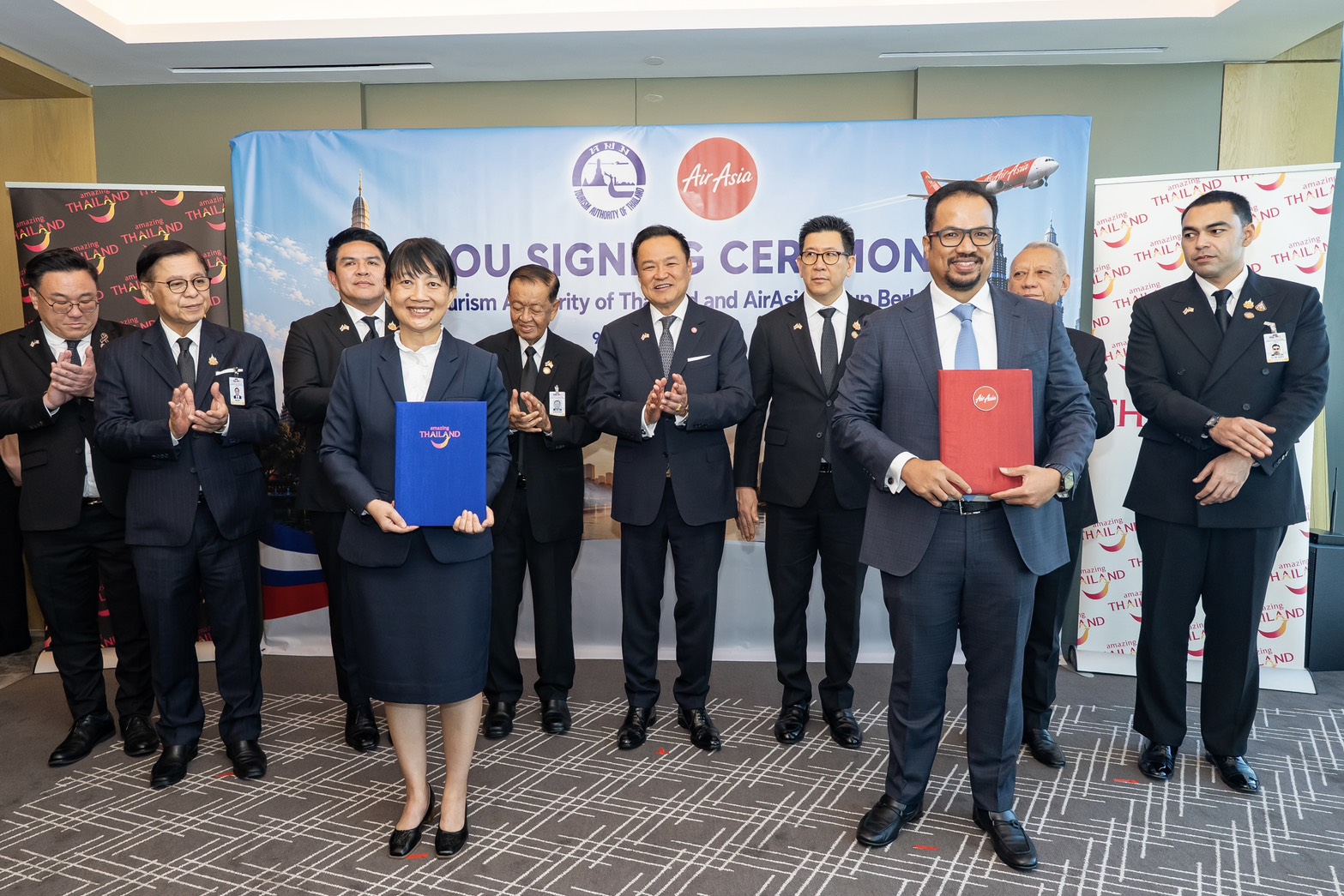 กระทรวงการท่องเที่ยวและกีฬา โดย ททท. จับมือ AirAsia Group เดินหน้าความร่วมมือ 3 ปี ผสานเครือข่ายการบิน–การตลาด  ผลักดันเส้นทางบินตรงกัวลาลัมเปอร์–หัวหิน รองรับดีมานด์นักท่องเที่ยวคุณภาพสู่ประเทศไทย 